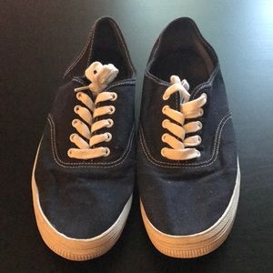 Navy sneakers
